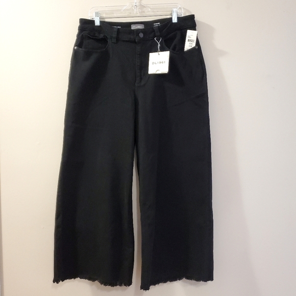 DL1961 - Hepburn High Rise Wide Leg Jeans in Ashwell - Size 16W (NWT) - Picture 4 of 9